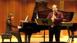 C Neidich clarinet M Gorokholinsky piano  G Faure Romance Op 28 [upl. by Laikeze228]