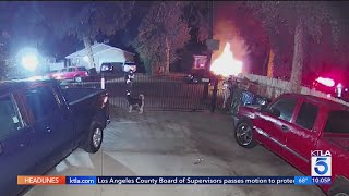 Arsonist sought in as many as 14 fires set in Reseda [upl. by Cheyne15]