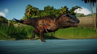 Lythronax JWA Port  Jurassic World Evolution 2 Modding [upl. by Noma499]