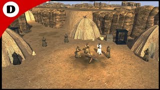 ATTACK ON A TUSKEN RAIDER VILLAGE  Men of War Star Wars Mod [upl. by Terti39]