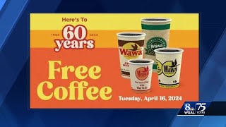 Convenience store chain offers free coffee for 60th anniversary [upl. by Ydnes904]