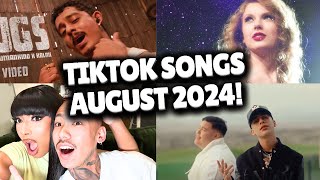 Top Trending Songs on TikTok  AUGUST 2024 [upl. by Lesde439]