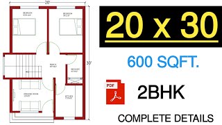 20x30 house plans  20x30 duplex house  20 by 30 house design  20by30 ka naksha  2030 ka naksha [upl. by Ennayhc]