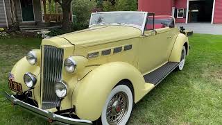 1937 PACKARD 120 CONVERTIBLE COUPE [upl. by Netti]