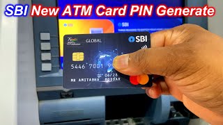 how to generate atm pin sbi  sbi atm pin generation  Sbi new atm card pin generate [upl. by Arihsat161]