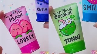 cute face mask paper diy easy idea 💡 [upl. by Aicat]