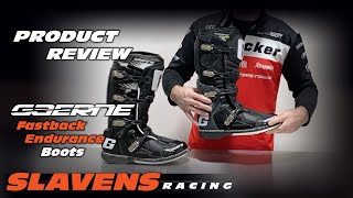 Gaerne Fastback Endurance Boots  Slavens Racing Product Review [upl. by Reich]