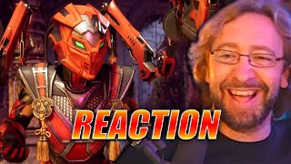 MAX REACTS Sektor Trailer amp CyraxSektor Kombat Kast [upl. by Pace]