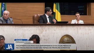 Piso dos enfermeiros e problemas na oncologia do HUSE são temas de pronunciamentos [upl. by Arodnahs]