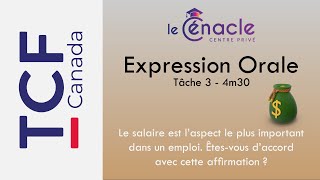 TCF Canada  Expression Orale Tâche 3  Sujet 01 [upl. by Hickey303]