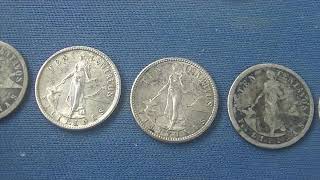 TEN CENTAVOS PHILIPPINES UNDER US SOVEREIGNTY My collection [upl. by Ojibbob]