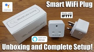 iBlockCube WiFi Smart Plug Unboxing and Complete Setup [upl. by Lisabet]