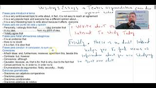 Temas claves de inglés para pruebas de acceso a grado superior writing de textos argumentativos [upl. by Haron]