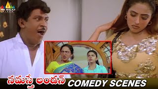 Vadivelus Hilarious Comedy Scenes  Namasthe London  Telugu Comedy Scenes SriBalajiComedy [upl. by Ayamahs689]