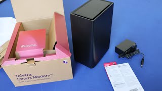 Telstra Smart Modem 3  Unboxing  Review [upl. by Ahsyla]