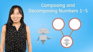 Composing and Decomposing Numbers 15  NEW Math Level A for Kids [upl. by Anaitsirc]