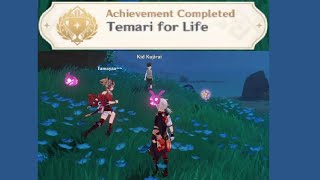 Temari For Life Inazuma Achievement  Read DESCRIPTION [upl. by Gaskill]