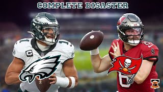 EAGLES HAVE A JALEN HURTS amp A NICK SIRIANNI PROBLEM EMBARRASSED IN TAMPA BAY [upl. by Yelsnia]