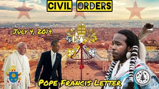 POPE FRANCIS JULY 4 2014 quotCivil Ordersquot [upl. by Webster537]