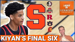 Kiyan Anthony Puts Syracuse Basketball in his FINAL SIX  Syracuse Orange Podcast [upl. by Oretna901]