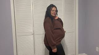 Shein Maternity Fall Try On Haul [upl. by Burney]