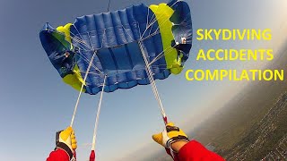 SkyDiving Accidents Compilation [upl. by Hamitaf]