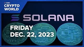 Solana nears 100 as the crypto token extends rally CNBC Crypto World [upl. by Burton]