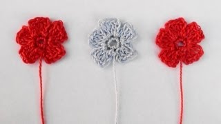 Crochet Small Flower [upl. by Champagne]