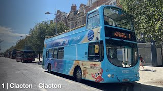 Hedingham 502 LF52 ZNE  Wright Eclipse Gemini Volvo B7TL Voith  Route 1 [upl. by Caye857]