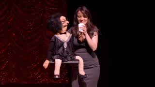 Nina Conti Speaking Whilst Drinking [upl. by Ahseyd]