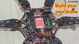 How To Make Hexacopter Drone Tutorial Build  Hexacopter Drone Kese Banaye dptdrones [upl. by Brabazon]