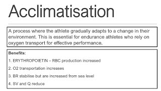 OCR A Level  Acclimatisation [upl. by Ardnuaet]