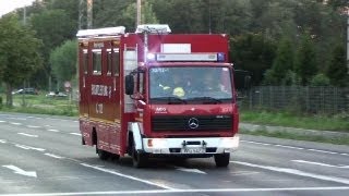 Feuer in Hochhaus in Bensheim FEUERWEHR amp RETTUNGSDIENST AUF ANFAHRT [upl. by Turino]