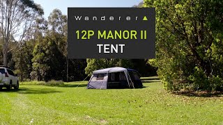 Wanderer Manor II 12P Tent  Features [upl. by Tertias187]