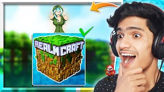 Playing Minecraft Clone Game RealmCraft [upl. by Tanney125]