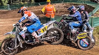 Motocross Seitenwagen WM Rudersberg 2023 Lauf 1 [upl. by Llenet]