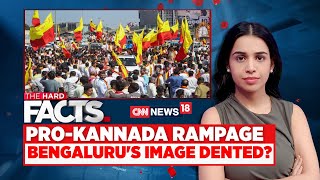 Bengaluru Protests  Kannada Language  ProKannada Rampage In Bengaluru Karnataka  News18 [upl. by Borer]