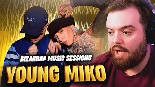 REACCIONANDO a BIZARRAP Music Sessions 58  YOUNG MIKO [upl. by Erehs]