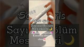 Sayısal bölüm meslekleri [upl. by Thaddaus]