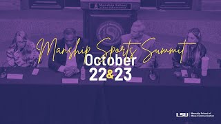 LSU Manship Sports Communications Scholars Panel [upl. by Xella]