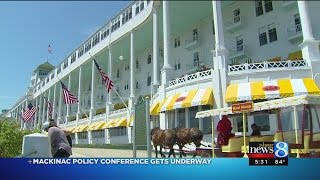 DPS bankruptcy Flint water focus at Mackinac conference [upl. by Yrkcaz]