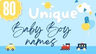 Unique Baby Boy Names with meanings [upl. by Brockwell266]