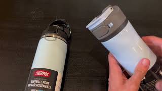 ICON SERIES Water Bottle VS Contigo Cortland Chill Bottle Review [upl. by Woodring407]