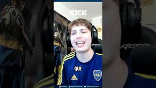 UN APLAUSO davoxeneize davo bocajuniors humor argentina streamer [upl. by Abixah]