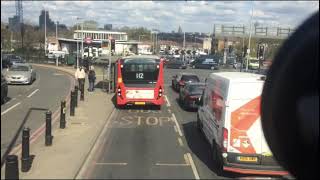 Full route Visual 483 Windmill Lane three bridges to Harrow [upl. by Nyleahcim]