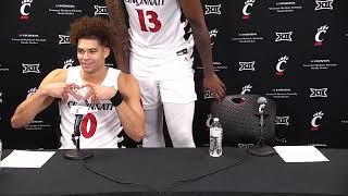 Cincinnati Mens Basketball  Dan Skillings Jr Jamille Reynolds Wes Miller Recap Win Over Stetson [upl. by Anead]