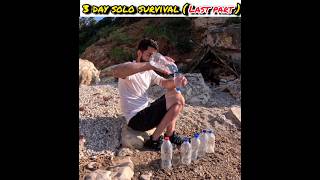 3 days solo survival  last part  survival camping solo shortsfeed [upl. by Aissac]