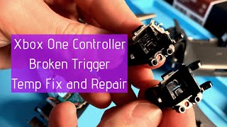 Broken Xbox One Controller Trigger Temporary Fix and Repair [upl. by Enyamart]