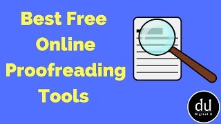 Best Free Online Proofreading Tools  Digital U [upl. by Rebak336]