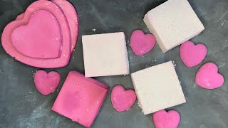 Pink crispy chalk w soft BSN reforms  ASMR [upl. by Ecirtaed490]